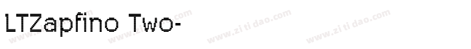 LTZapfino Two字体转换